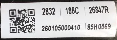 MAIN FUENTE (COMBO) PARA TV ELEMENT / NUMERO DE PARTE 260105000410 / CV5653CH-E32 / 7.D5653CHE3211.2A3 / 85H0569 / PANEL PT320AT01-4 / HK315LEDM-JHM7H / LTF315A072M7 / MODELO ELEFW328 LE-32GF1-B4 - Imagen 3